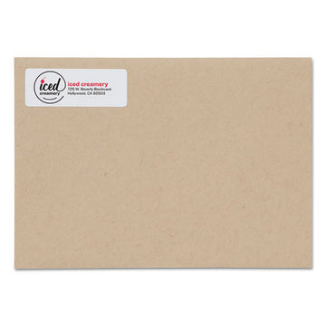 Avery® Glossy White Easy Peel Mailing Labels W- Sure Feed Technology, Laser Printers, 0.66 X 1.75, White, 60-sheet, 25 Sheets-pack freeshipping - TVN Wholesale